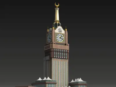 Abraj Al-Bait Towers 3D model