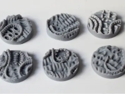Daemon Scourge Bases - Pack 3D print model