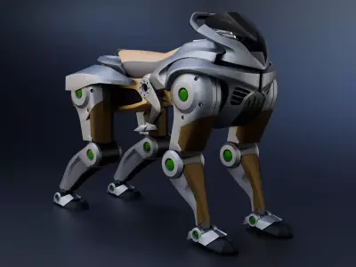 Kawasaki Corleo Robot Low-poly 3D model