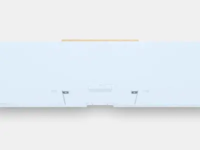 BESTA TV bench with drawers and door 4 Low-poly 3D model