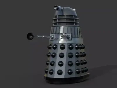 Dalek rig Low-poly 3D model
