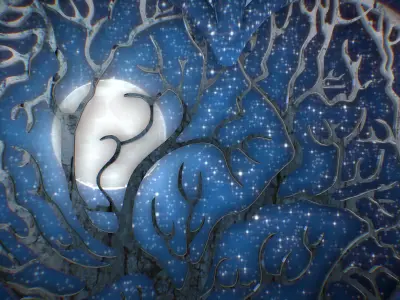 Tree of life Heart pendant 3D print model