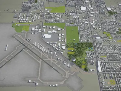 Santa Maria  Low-poly 3D model