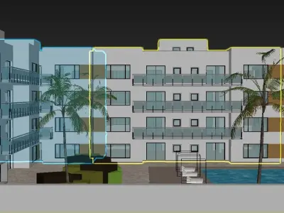 little architectural master plan project 3D model