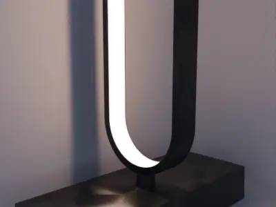 PILSKOTT LED FLOOR LAMP Ikea Low-poly 3D model