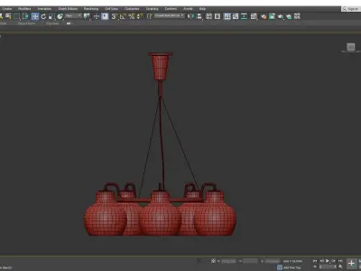 Chandelier for Louis Poulsen Low-poly 3D model