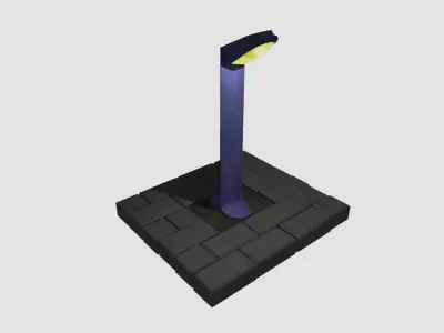 Garden Light Free 3D model buy