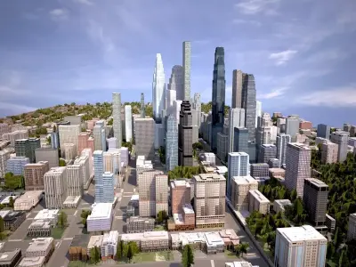 Real Time City 08 3D model