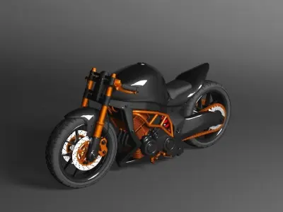 street fighter Low-poly 3D model