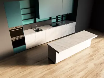 72-Kitchen12 matte 6 3D model