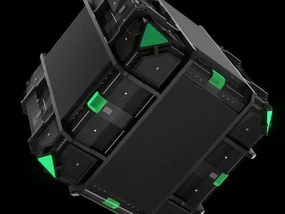 Techno Cube 3D model