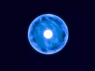 Energy ball Free 3D model