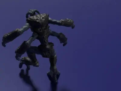 Ugo the Ugo humanoid Low-poly 3D model