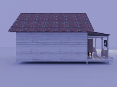 Detailed House Model 3D model