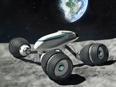 Lunar Sci-fi 3D model