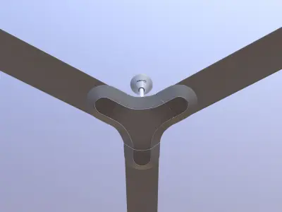 Luminous fan 3D model