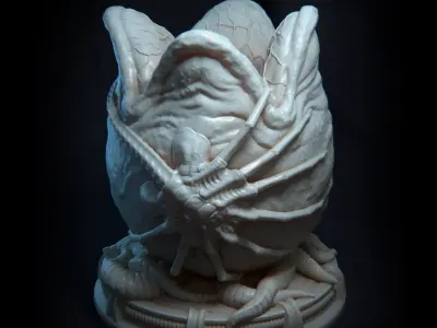 Alien Egg 3D print model