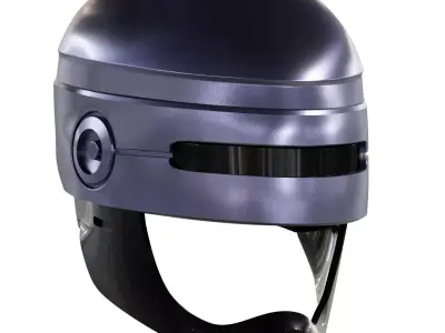 Robocop helmet 3D print model