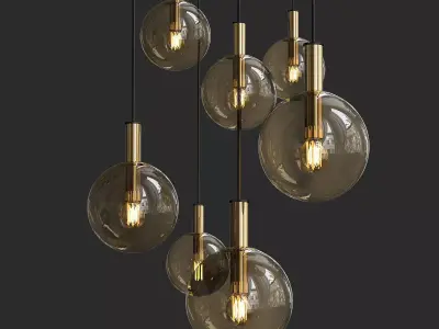 Pendant Lighting Modern and Classic Pendants Large 3D model