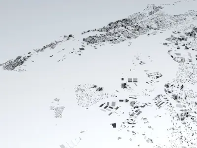 San Juan Puerto Rico Streets and Buildings 3D model