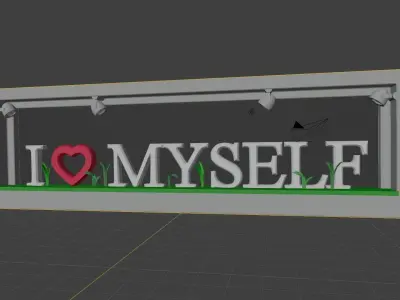 STATUE-LOVE MYSELF 3D model