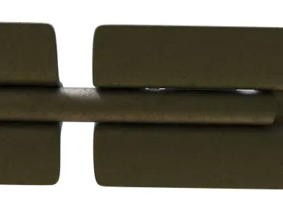 Door Latch Pestillo Puerta 3D model