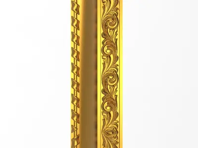 Carved Picture Frame 3D model