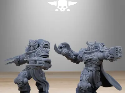 Socratis Corrupted Mutants 3D print model
