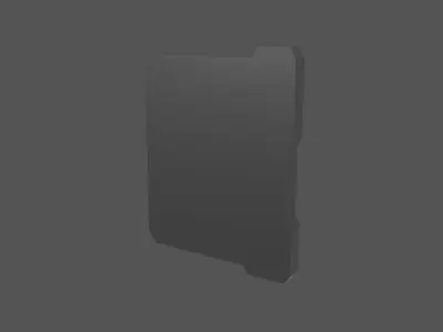UHD High tech Graphical Interface v7 002 Low-poly 3D model
