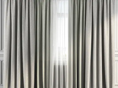 Curtain Set 177 3D model