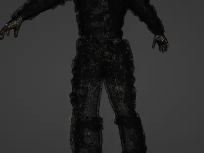 CYBERPUNK SOLDIER Military police 3D model