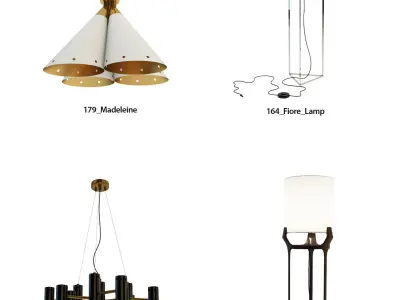 Lamp Package - 28 great looking Lamps 3D model