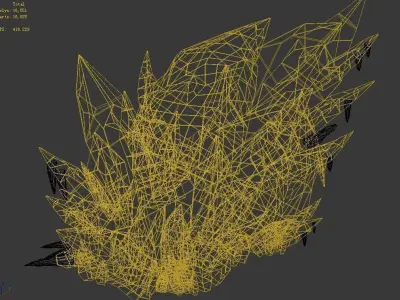 Battlestar - strange giant ice 01 3D model