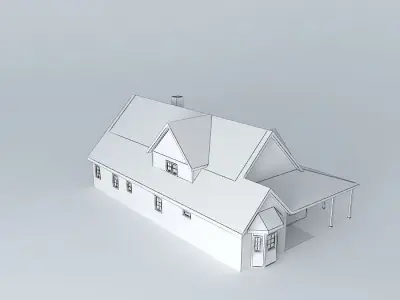 Skinney house Free 3D model