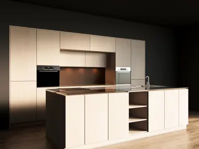 27-Kitchen3 texture 3 3D model