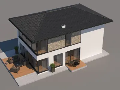 Generic Holiday Villa 013 3D model