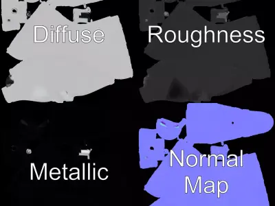 Glossy Ceramic Bidet model pack Low-poly 3D model