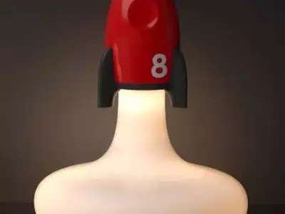 ROCKET NIGHT LIGHT 3D print model