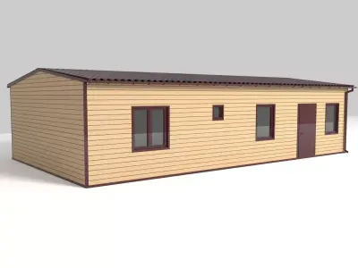 Private House  complete project for assembly 3D model