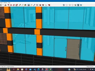 simple building  3D model