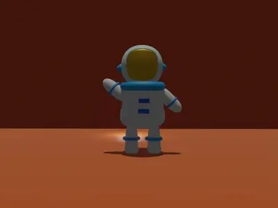 astronaut 3D model buy
