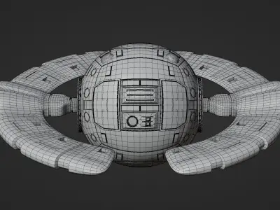 SCIFI Drone 3D model by Arobaco