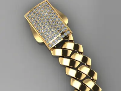 10 mm Bracelet Chain 3D print model