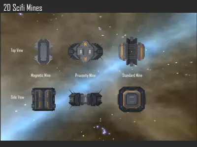 2D Space Structures Collection Texture