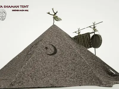 Tuva  Shaman Tent 3d model 3D model