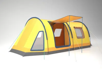 Tunnel Tent 3D model