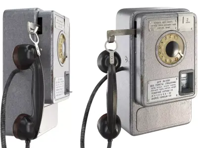 Payphone AMT-47 v1 3D model