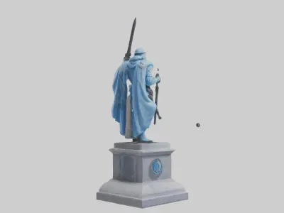 The Peacekeepers Duty statue model 3D model