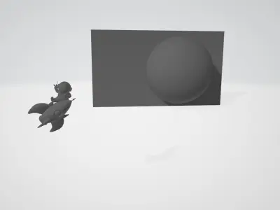 Cute astronaut preset 3D model