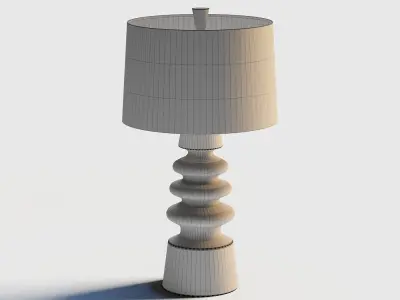 Green Table Lamp 3D model